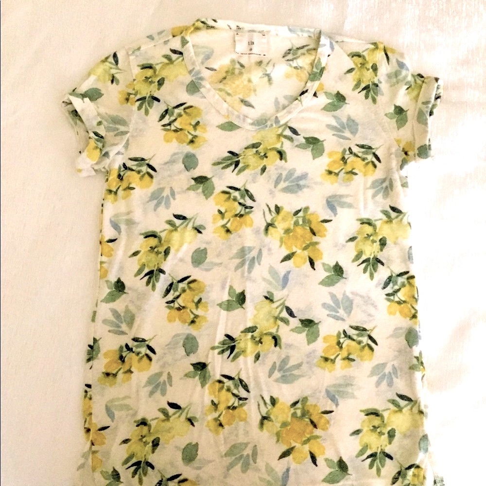 T.la Floral T-Shirt - Size XS